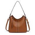 Montana West Hobo Bag for Women Crossbody Purse and Handbags Ladies Chic Shoulder Bags - color: Brown