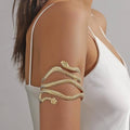 Gold Arm Cuff Bracelets for Women Upper Arm Cuff Jewelry Greek Goddess Accessories