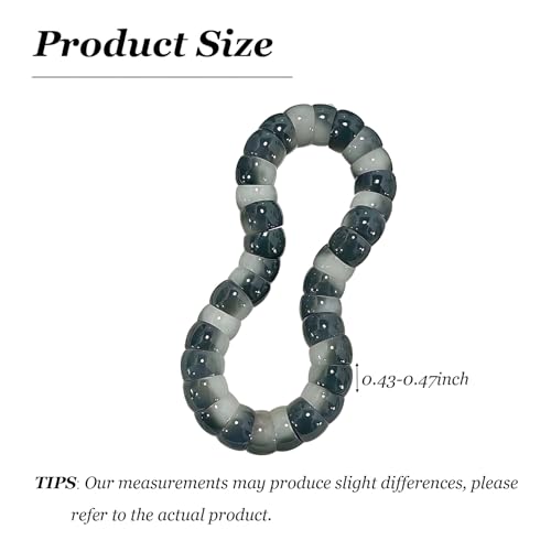 Fidget Bracelet Natural Bodhi Seeds Beaded Bracelets Zen Fidget Stretch Bracelets Alleviate Anxiety Stress Protection Healing Bodhi Jewelry Gifts for Women Men - color: A7:Fidget Bracelet