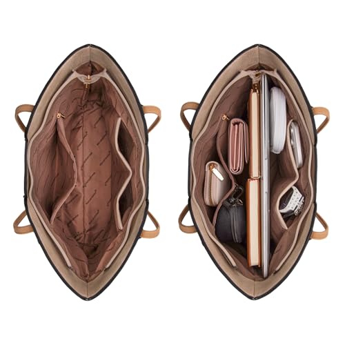 Montana West Tote Bags for Women Top Handle Satchel Purses - color: Three Chocolate