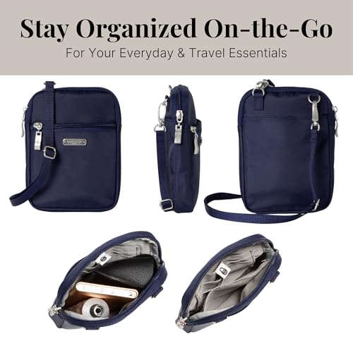 Baggallini Women's Essential Mini Crossbody Bag - color: Cadet Navy