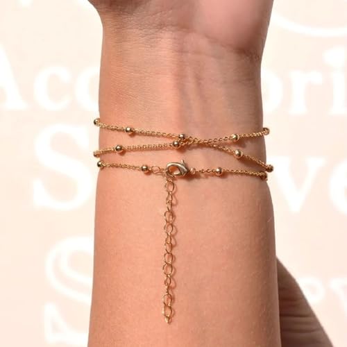 choice of all Hand Chain Bracelet Gold Finger Ring Bracelet Hand Chain for Women Trendy Birthday Jewelry Gifts - color: B6:hand chain-G