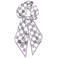 Head Hair Scarf Neck Silk Feeling Scarves Long Thin Satin Fashion Handbag Cute Decoration Women Girls 59 * 6.7'' - color: O-5-purple