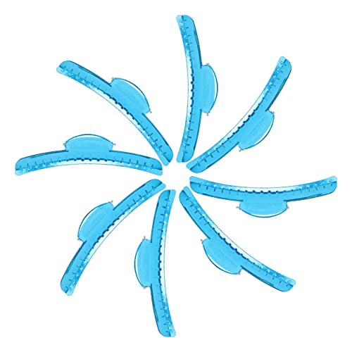 Finger Wave Clips, 12 PCS Metal Hair Clips, Aluminum Tip Top Wave Clips, Vintage Hairstyle Inspirations for the Classic Woman, Butterfly Blue