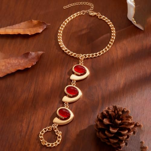 Boho Open Bracelet Ring Set for Women Black and Gold Jewelry Set Oval Cuff Bracelet Adjustable Ring Vintage Jewelry - style: U-Silver