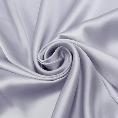 RIIQIICHY 35 Inch Head Scarf for Women Hair Scarf Like Silk Scarf Square Scarf Bandanas for Women - color: Blue-grey