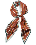 Purse Scarf For Handbags Head Scarves For Women's Hair Bags Scarfs Long Skinny Scarves Fashion Silky - color: A24-color of Jujube
