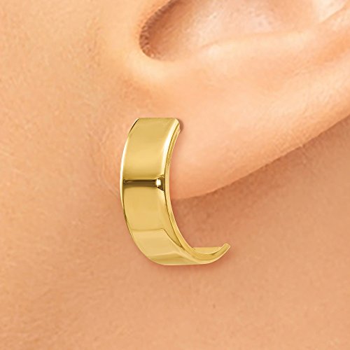 14K Yellow Gold Hoop Earrings