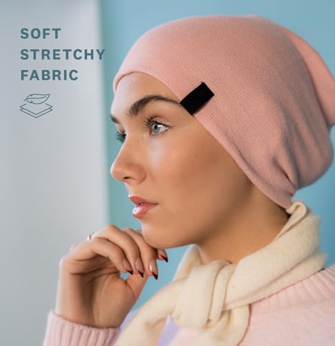 Revony Chemo Beanie Cap - Soft and Skin Friendly - 100% Cotton - color: Pink