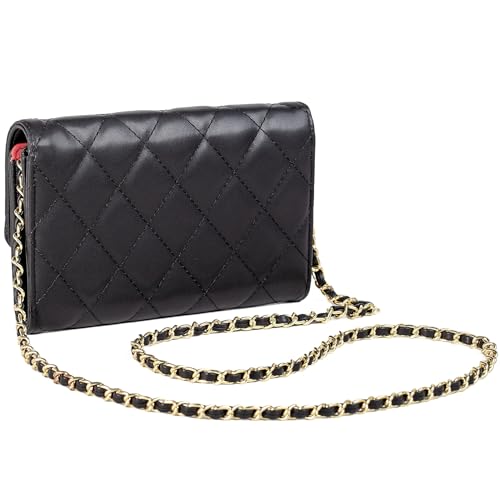 Small Cross Body Purses Sling Crossbody Bags for Women, Shoulder Bag Tote Purse Cross Body Bag Phone Bags - color: Black