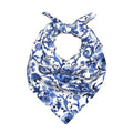 Head Scarf Hair Neck Scarves for Women Fashion Silk Satin Purse Bag Scarfs Handbags Bandana Neckerchief - color: Blue White Baroque Print