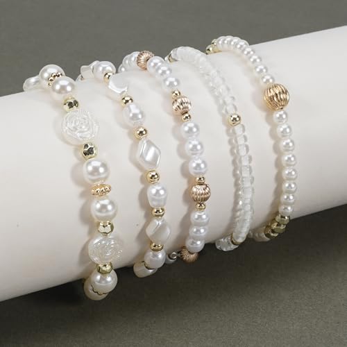 Bohemia Bracelets for Women Vintage Stackable Beads Bracelets Charm Stretch Beach Jewelry - color: Color 38