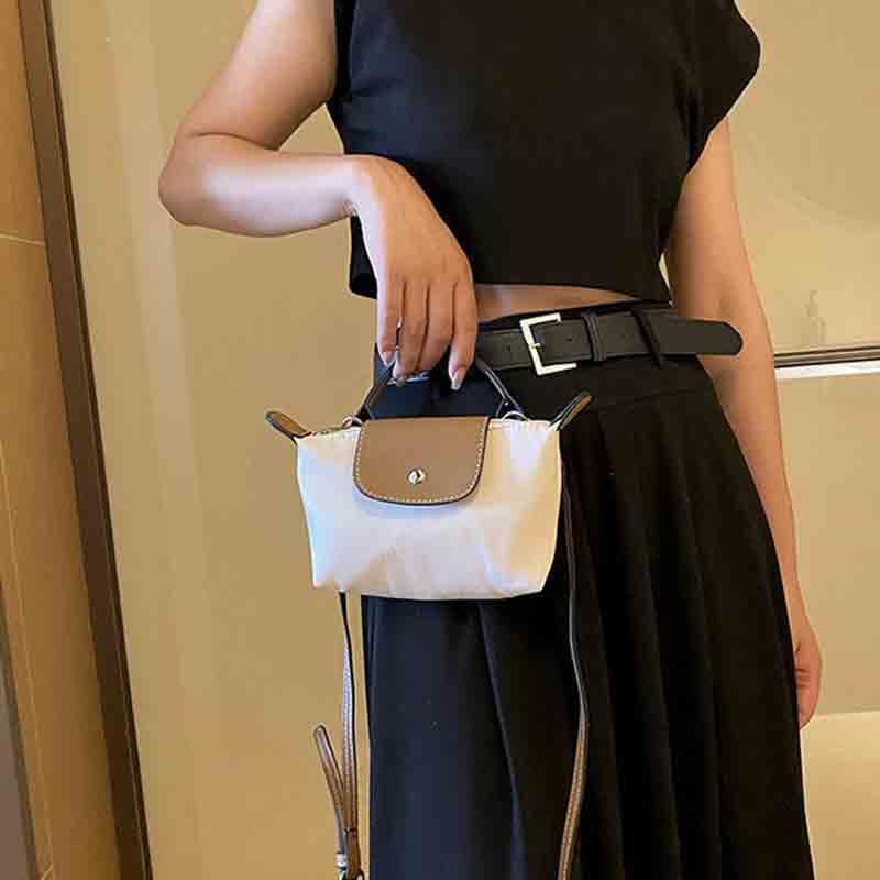 Fashionable and versatile handbag for women, mini shoulder bag, crossbody bag, coin purse, mobile phone bag - color: Off-white