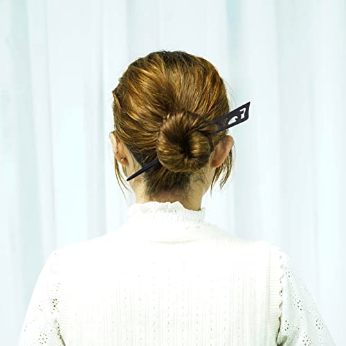 10 Pieces Wooden Hair Sticks Chinese Chignon Japanese Hair Chopsticks Wooden Hair Pins for Long Hair Hair Sticks for Buns for Women Girls Handmade Hair Accessories
