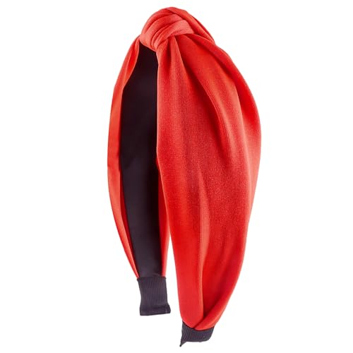 Red Headband Knotted Hair Bands Christmas Hair Accessories for Women Girls Wedding Xmas Party Favor Supplies - color: Red