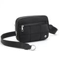WESTBRONCO Small Crossbody Bags for Women Nylon with Adjustable Strap, Zipper Crossbody Purse, 1L Shoulder Bag for Travel - color: Black-new