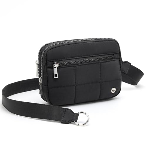 WESTBRONCO Small Crossbody Bags for Women Nylon with Adjustable Strap, Zipper Crossbody Purse, 1L Shoulder Bag for Travel - color: Black-new