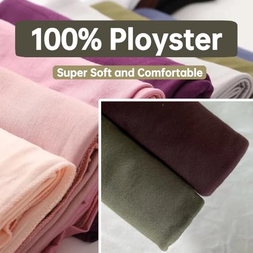 Head Wraps for Black Women, Breathable Headwrap Soft Long Hair Wraps Wide Headscarves for Locs Braids - color: Dark Green