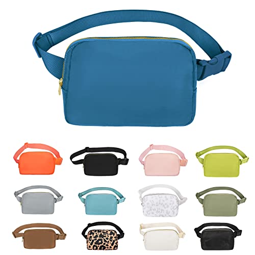 VOROLO Fanny Pack For Women And Men Crossbody Bag Belt Bag with Adjustable Strap Graduation Gifts Blue - color: Blue, style: 1 Pack Fanny Pack