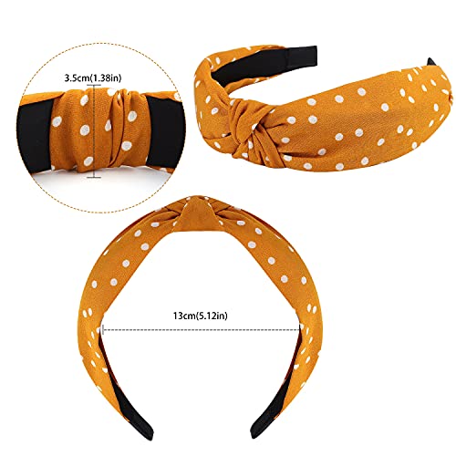 VELSCRUN Headbands for Women 12 Pack Head Bands Womens Hair Knotted Headband for Women Knot Head Bands Womens Hairbands Elastic Turban Boho Bandeau Hair Fashion Headbands for Washing Face - color: headbands 06