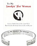 37JEWELRY 37Necklaces Inspirational Engraved Mantra Cuff Bracelets for Wife Girlfriend Valentine's Day Birthday Christmas Gift for Women