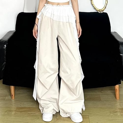 Women Y2K Lace Fringe Hip Scarf Boho Triangle Tassel Waist Cover Up Skirt Wrap Sheer Tie Belt Aesthetic Streetwear - color: B White