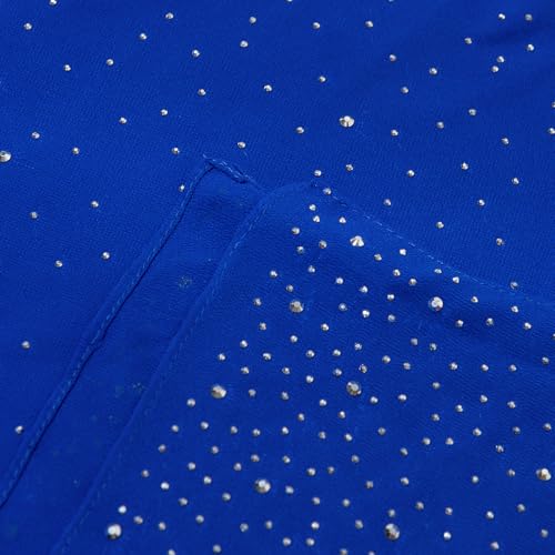 Shawls and Wraps for Evening Dresses Sheer Chiffon Women Elegant Soft Silky Sparkly Wedding Bridal Scarf - color: Royal Blue C