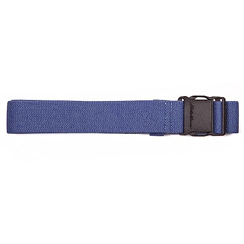 Eddie Bauer Women's Active Stretch Webbing Trail Belt With Quick Release Buckle, One Size Fits Most - color: Blue