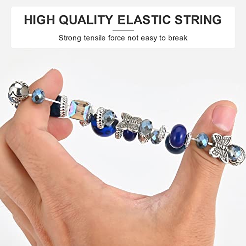 Bohemian Bracelet Sets for Women - 6 Sets Stackable Stretch Bracelets Multi-color Boho Jewelry for Women Hippie Bracelets Dainty Jewelry - color: Butterfly Stretch Bracelets Set