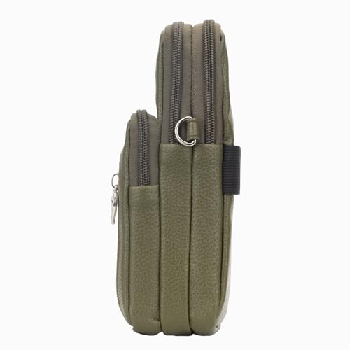 JANKS Small Crossbody Bag for Women - Mini Phone Purses with Crossbody Strap and Wallet - Nylon Arm Bag - color: Z-green