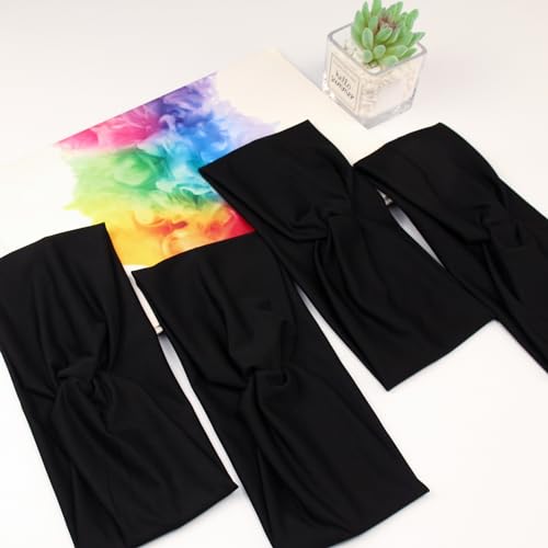 Yeshan Black Headbands for Women No slip Wide Stretchy Headband Twist Knotted Head bands Yoga Workout Sport Hair bands,Pack of 12 - color: No10(Mixed 12 pcs)