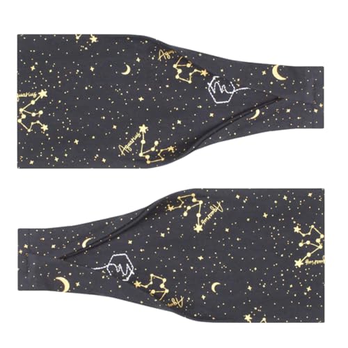 Maven Thread Wide Workout Headbands for Women – Non-Slip Sweatbands for Gym, Running & Yoga - color: Aquarius