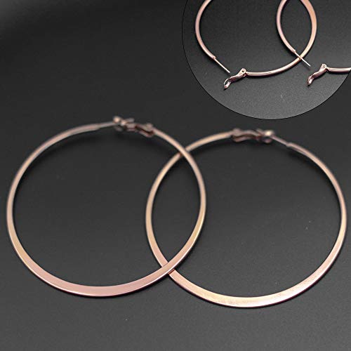 Fashion Crystal Jewelry Set Gold Plated Jewelry Weddings Dubai Gold Necklace Earrings Set Gift - color: Gold Hoop Earrings Flatten