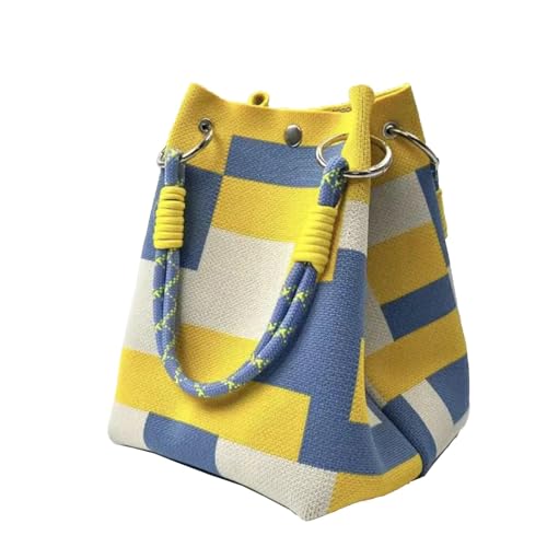 Crochet Tote Bag for Women, Knit Shoulder Handbag, Lightweight Reusable Shopping Bag, Summer Beach Woven Purse, White - color: Nordic Style
