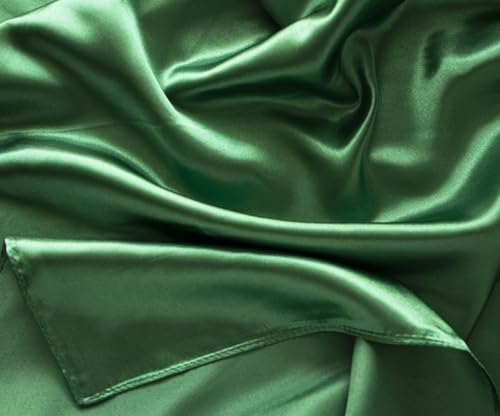 vabovin Satin Head Scarf for Women Solid Color, 35×35 in | Silk Feel Neckerchief, Hair Scarf, Fashion Bandana, Headscarf, Headband, Hair Wrap Sleeping, Daily Fashion Styling - color: 239 Mint Green