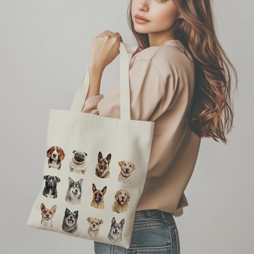 Aesthetic Tote Bag for Women | Medium Size with Inner Pocket | Stylish & Practical - color: Dark