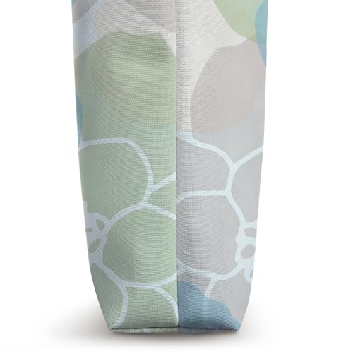 Beachy Boho Coastal Modern Floral Pattern Tote Bag