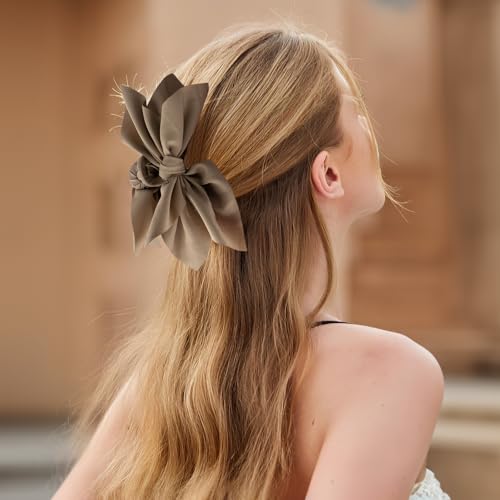Bow Claw Hair Clips 4PCS Big Hair Bows for Women Butterfly Styling Large Hair Clips for Thin Thick Curly Hair Hair Accessories for Girls Teen Gifts for Ladies - color: 4PC