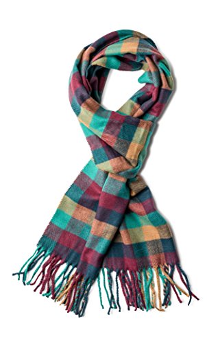 VERONZ Super Soft Classic Cashmere Feel Winter Scarf - color: Multi Color Boxes