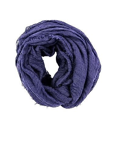 Humble Hilo Womens Woven Bohemian Style Gauze Scarf,Shawl, Head Wrap Fringed Edge Lightweight, Long Folds Small - color: Purple