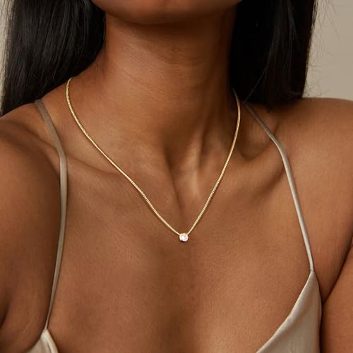 ORAZIO Gold Necklaces for Women,Layered Gold Necklace,14K Gold Plated Pendant Necklaces,Simple Choker Necklaces Set, Dainty Gold Chain Necklaces,Trendy Gold Stacked Jewelry Gifts for Women - color: 3Pcs/Herringbone & Bead & CZ