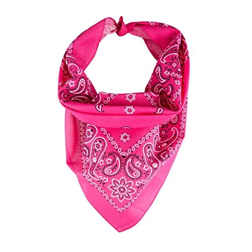 Levi’s All-Gender Multi-Purpose Bandana Gift Set – Headband, Wrap, Face & Neck Coverage - color: Pink/White, size: Pack 2