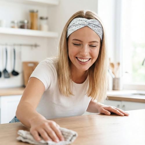 Waliah 6 Pcs Cute Headbands for Women Trendy Head Bands for Women's Hair Non Slip Fashion Headband