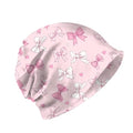 Chemo Caps Slouchy Beanie Hat Stretch Cancer Head Wraps Turban Sleep Headwear Scarf for Women Girls Men - color: I-9-pink Bowknot