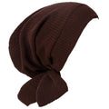 YYAOJHAO Pre Tied Bandanas Headscarf for Women - Solid Wave Chemotherapy Caps Headwrap Chemo Turban Headwear Hats - color: Coffee