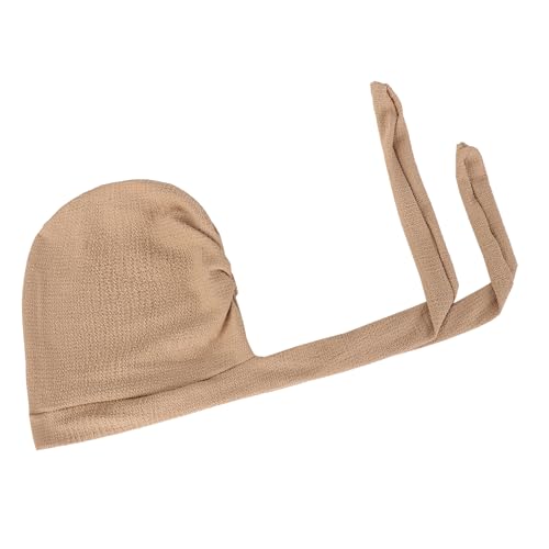 YYAOJHAO Pre Tied Bandanas Headscarf for Women - Solid Wave Chemotherapy Caps Headwrap Chemo Turban Headwear Hats - color: Khaki