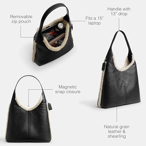 COACH Brooklyn Shoulder Bag 39 - color: B4/Black Natural