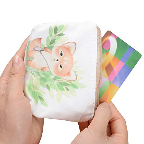 Women and Girls Cute Fashion Coin Purse Wallet Bag Change Pouch Key Holder - color: Little Squirrel