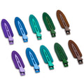 10 Pcs Creaseless No Crease No Bend Flat Hair Clips For Styling Non Slip Makeup Clips For Women Salon Hairstyle,Matte Brown Dark Blue Purple Green - color: Matte Brown Dark Blue Purple Green