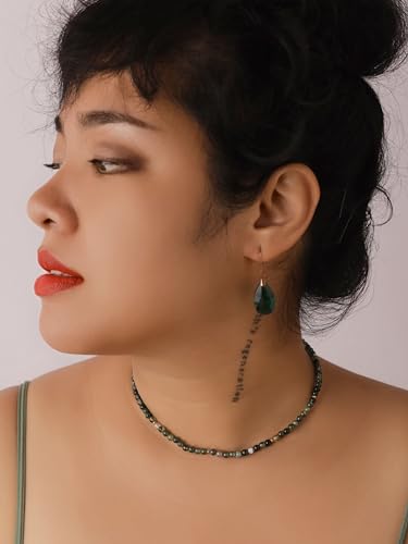 Sacina Boho Trendy Colorful Beaded Choker - Crystal, Hippie, Summer & Beach Necklace - Y2k Style, Perfect for Women